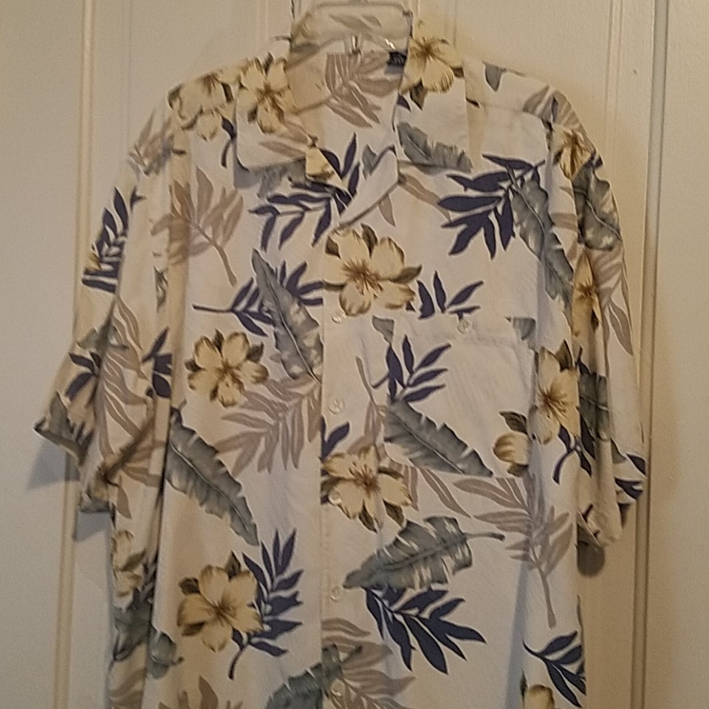 Men's Island Mist Button-Front Hawaiian Shirt  XL